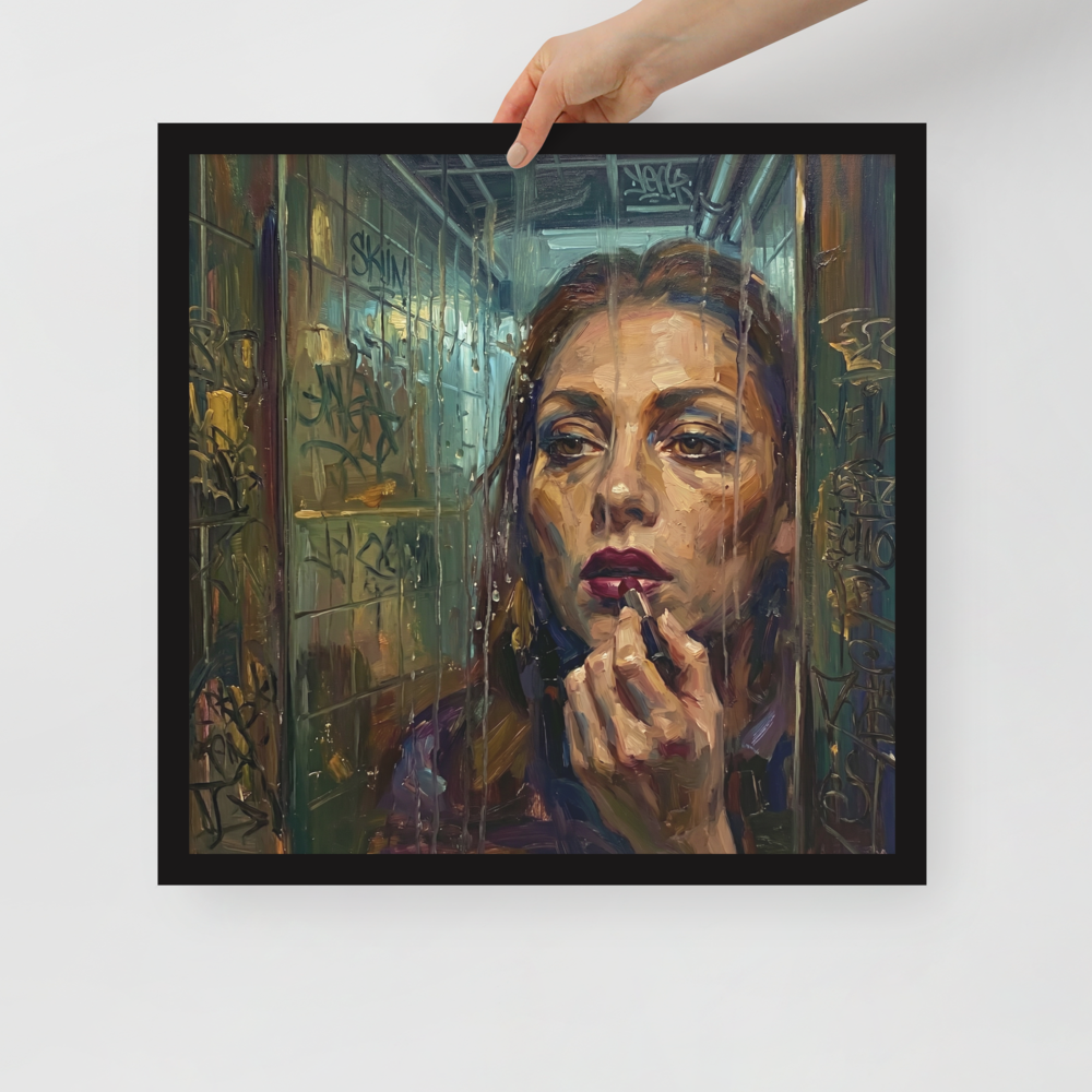 Behind the Glass Mockup