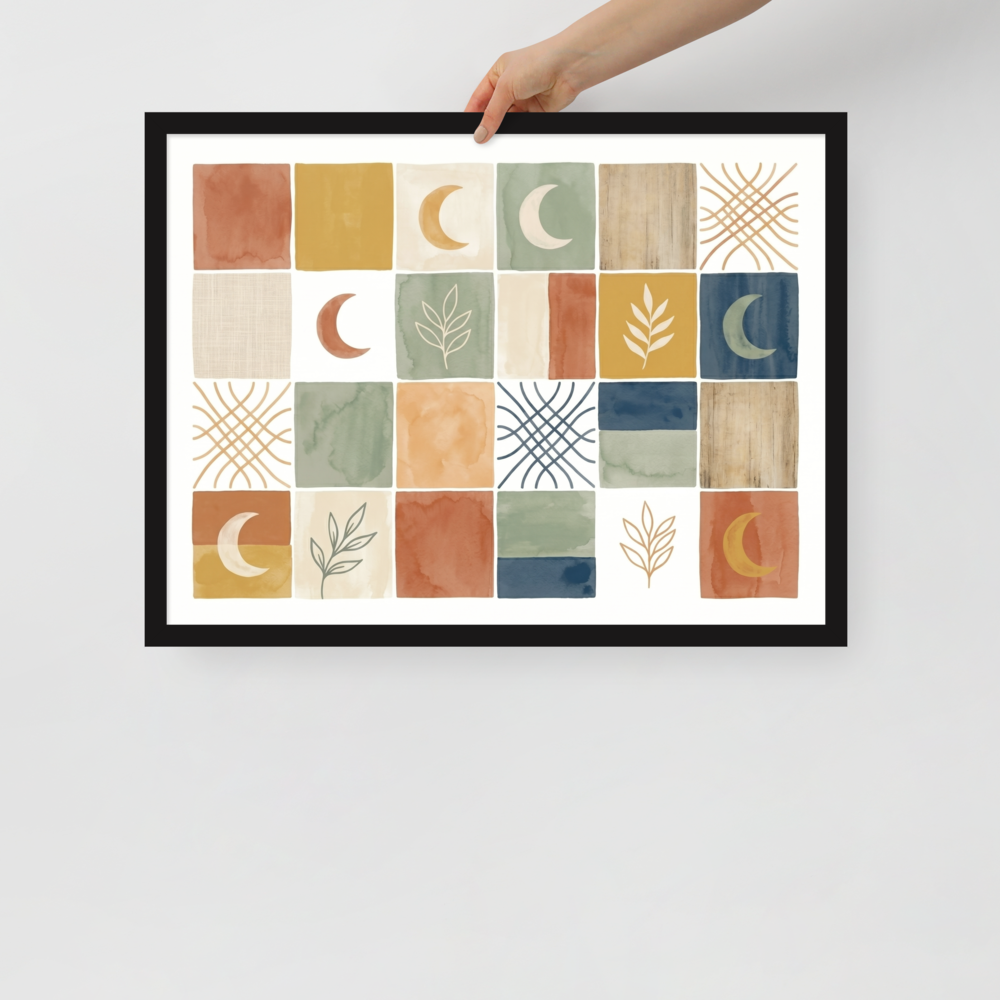 Celestial Patchwork Mockup