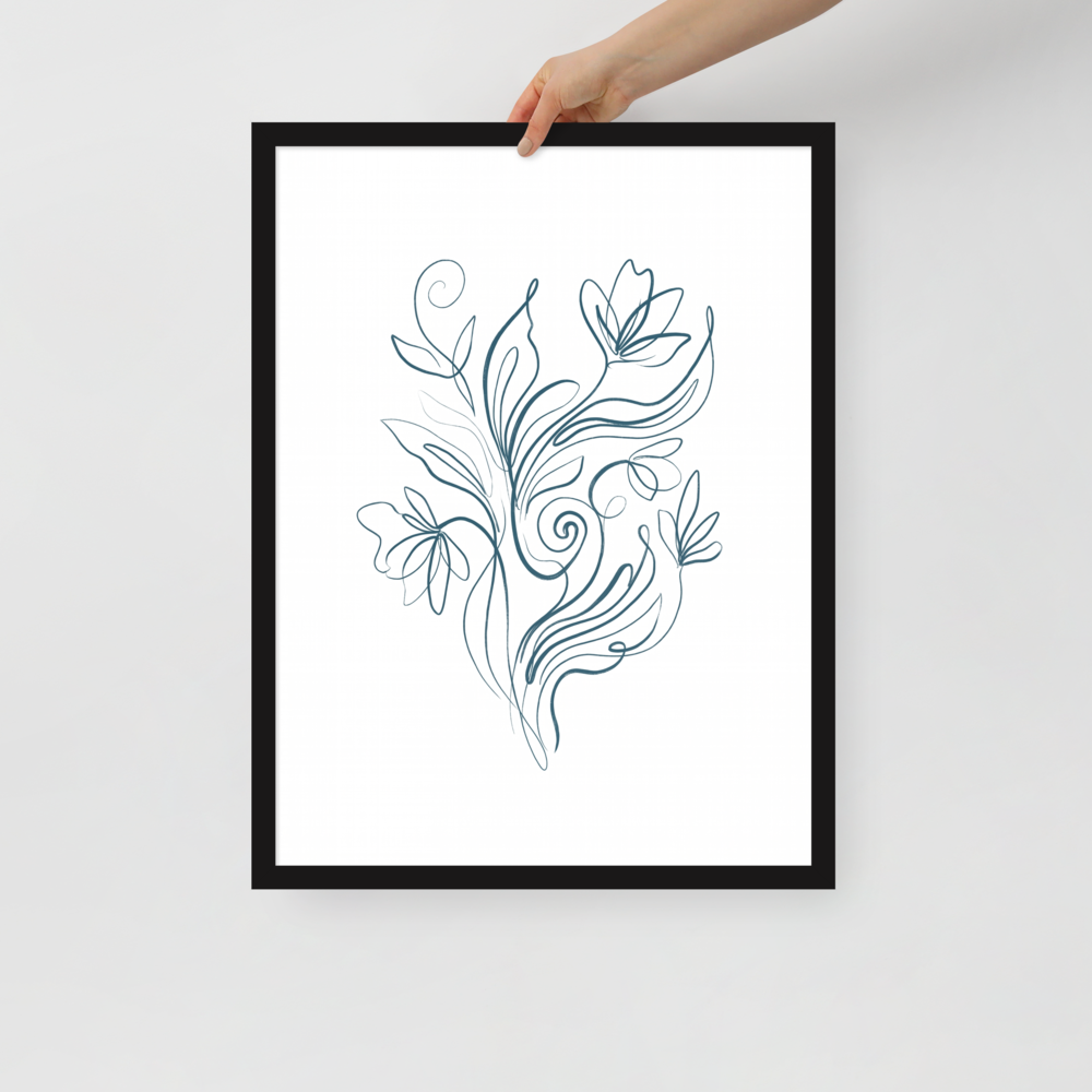 Fluid Blooms Mockup