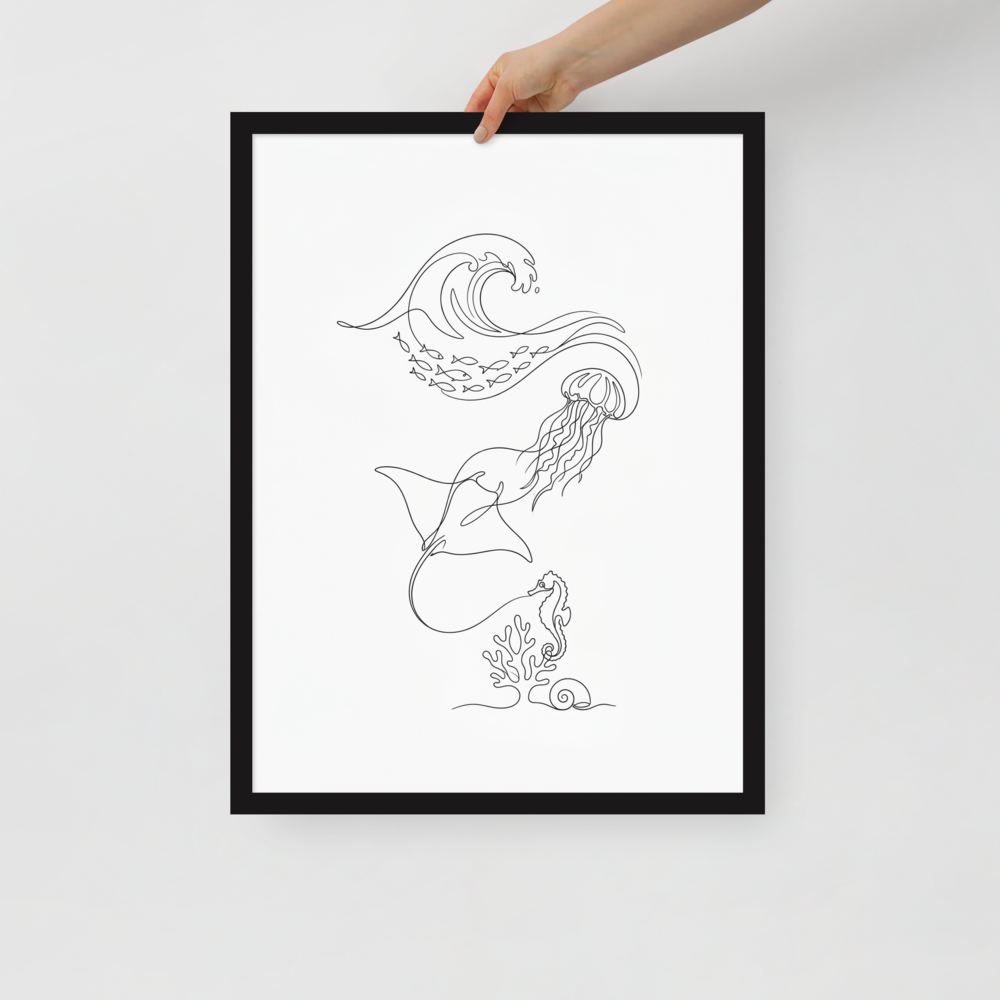 Oceanic Harmony Mockup