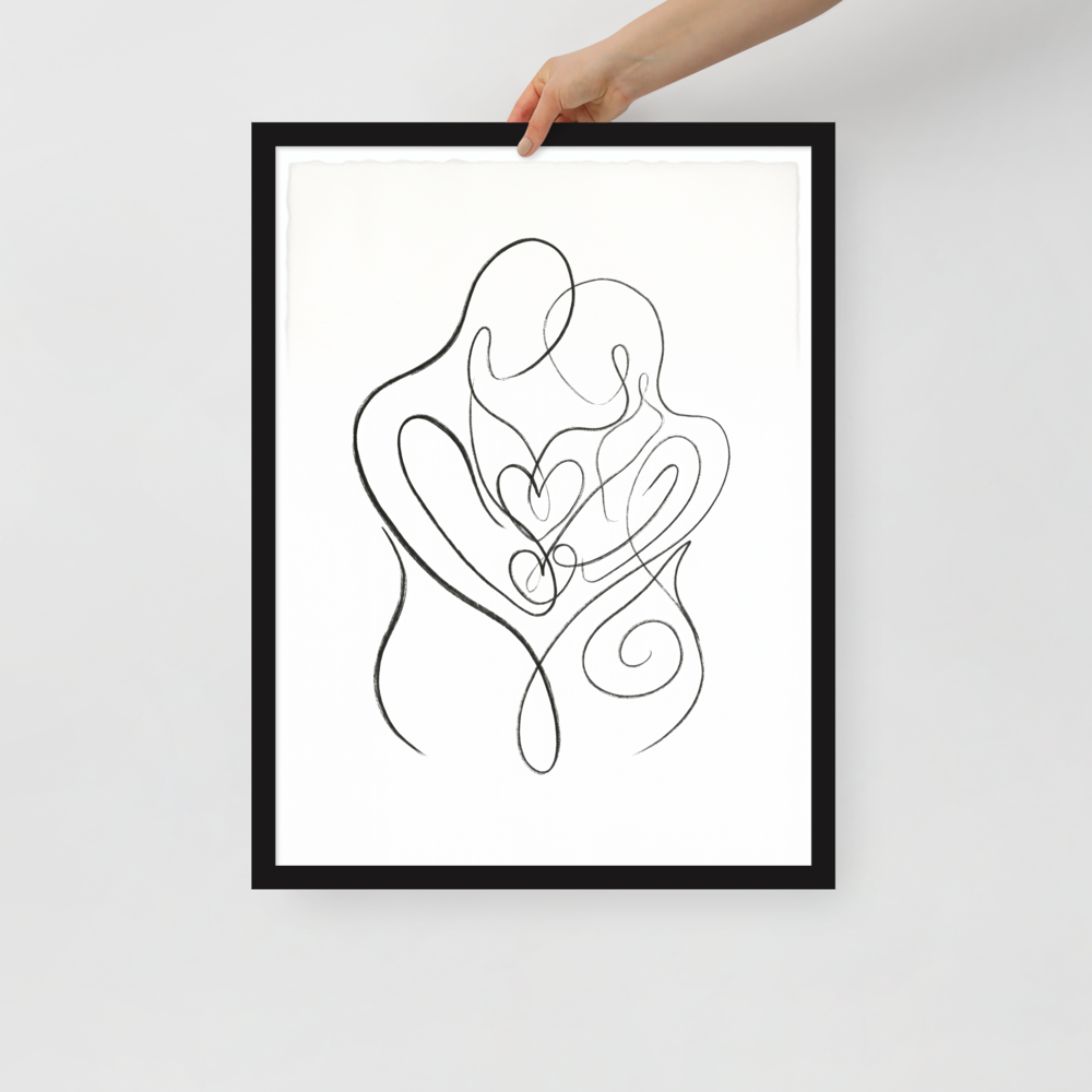 Intertwined Hearts Mockup