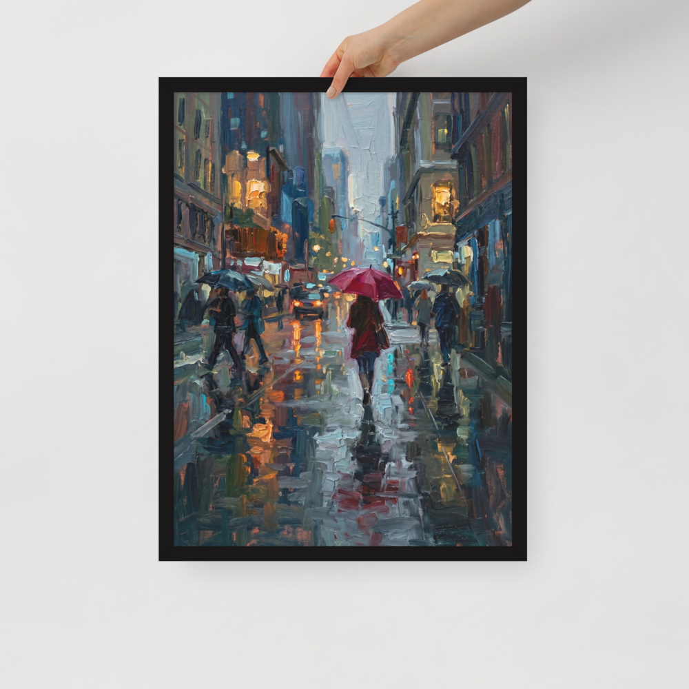 Neon Rain Mockup