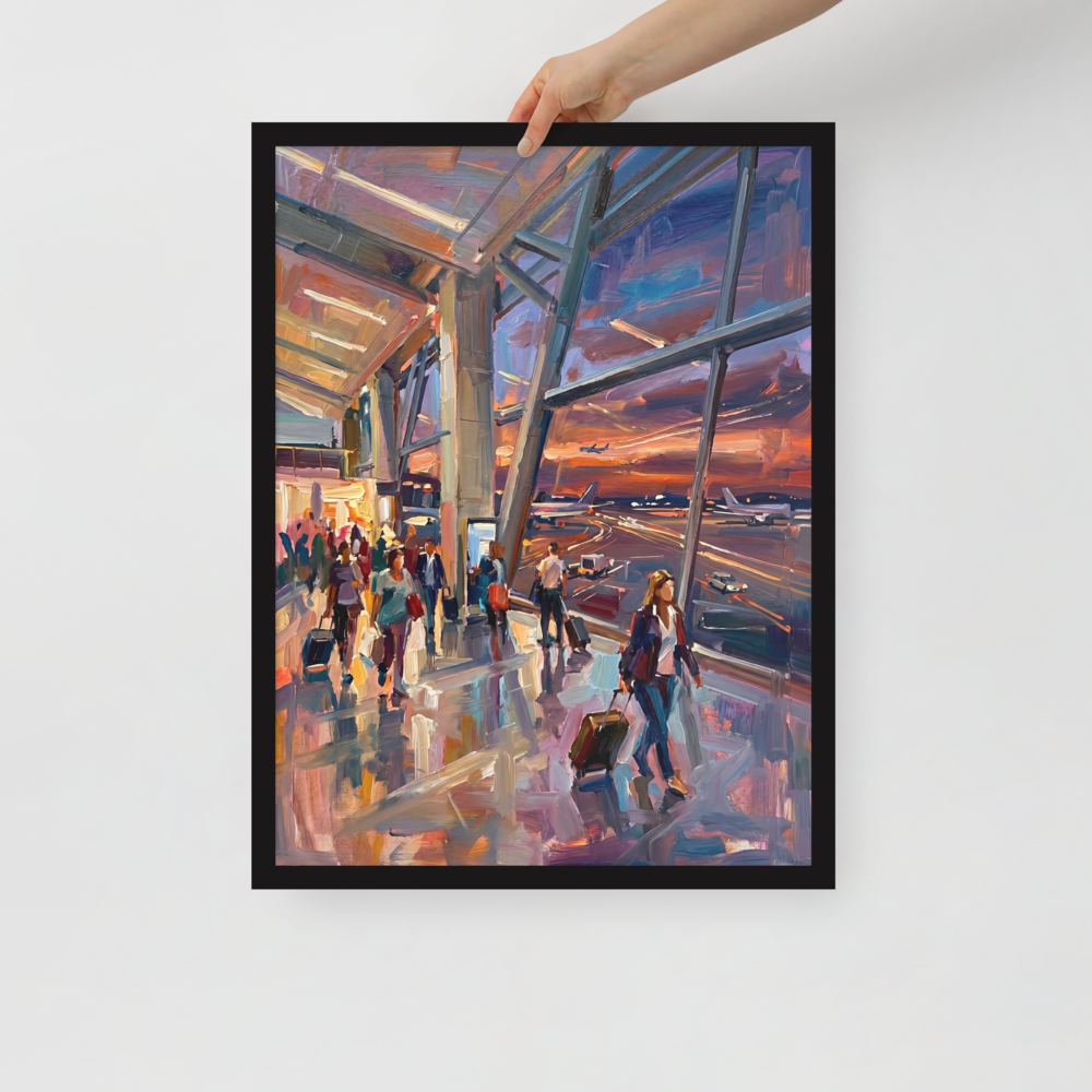 Departures at Dusk Mockup
