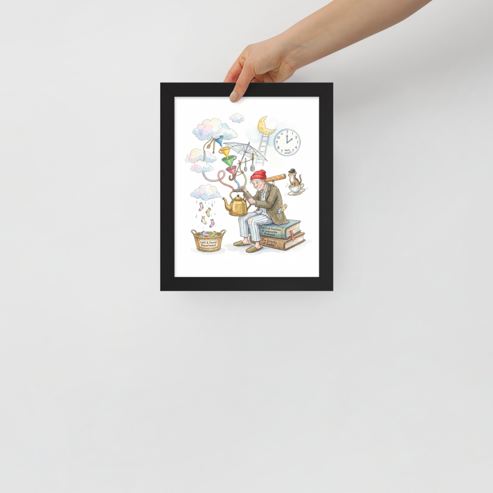 The Gravity of Socks Mockup