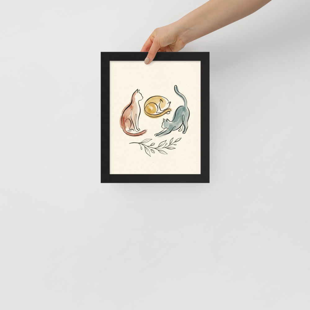 Feline Trio Mockup
