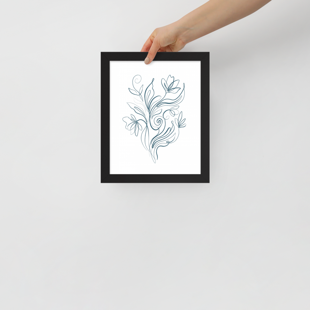 Fluid Blooms Mockup