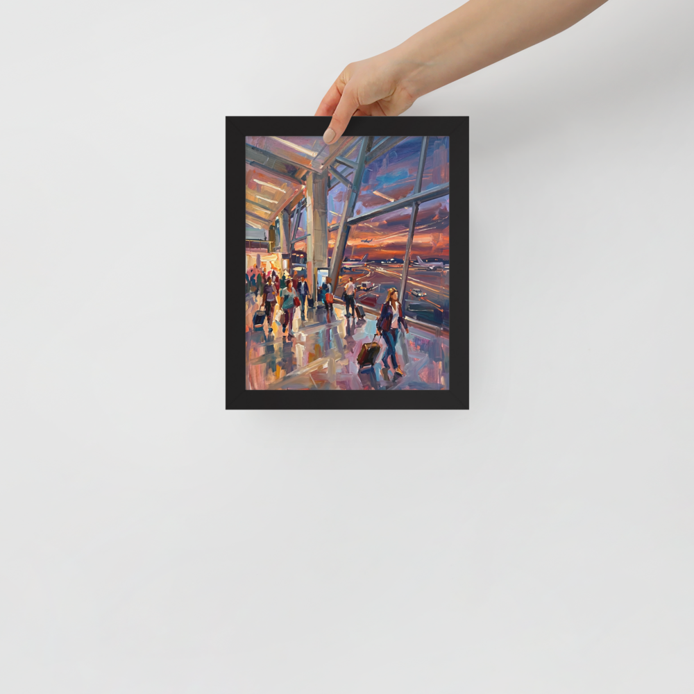 Departures at Dusk Mockup