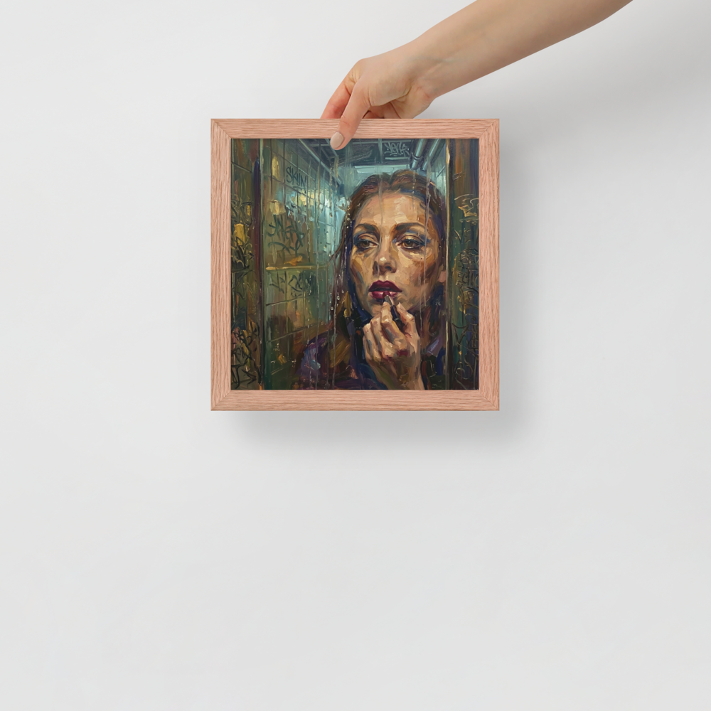 Behind the Glass Mockup