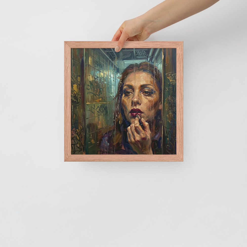 Behind the Glass Mockup