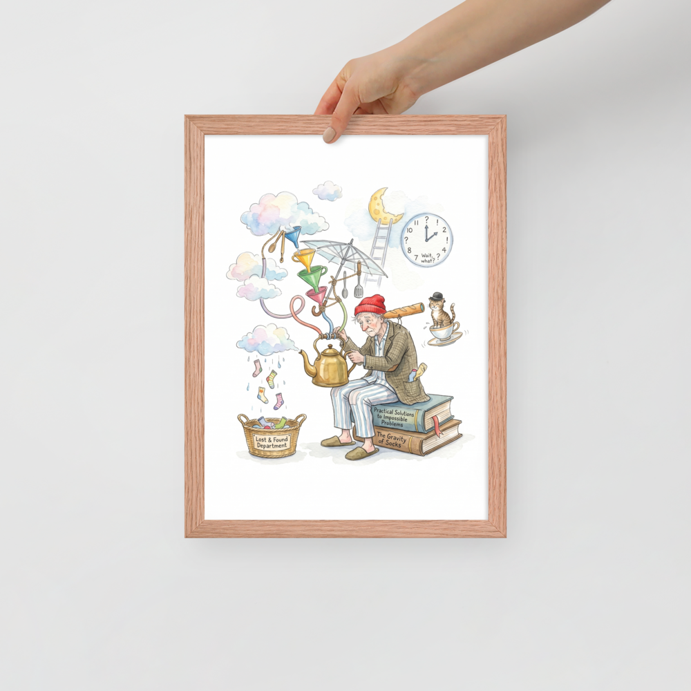 The Gravity of Socks Mockup