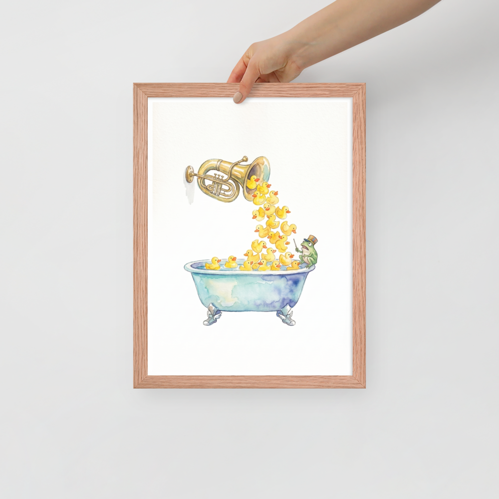 The Symphony of Rubber Ducks Mockup