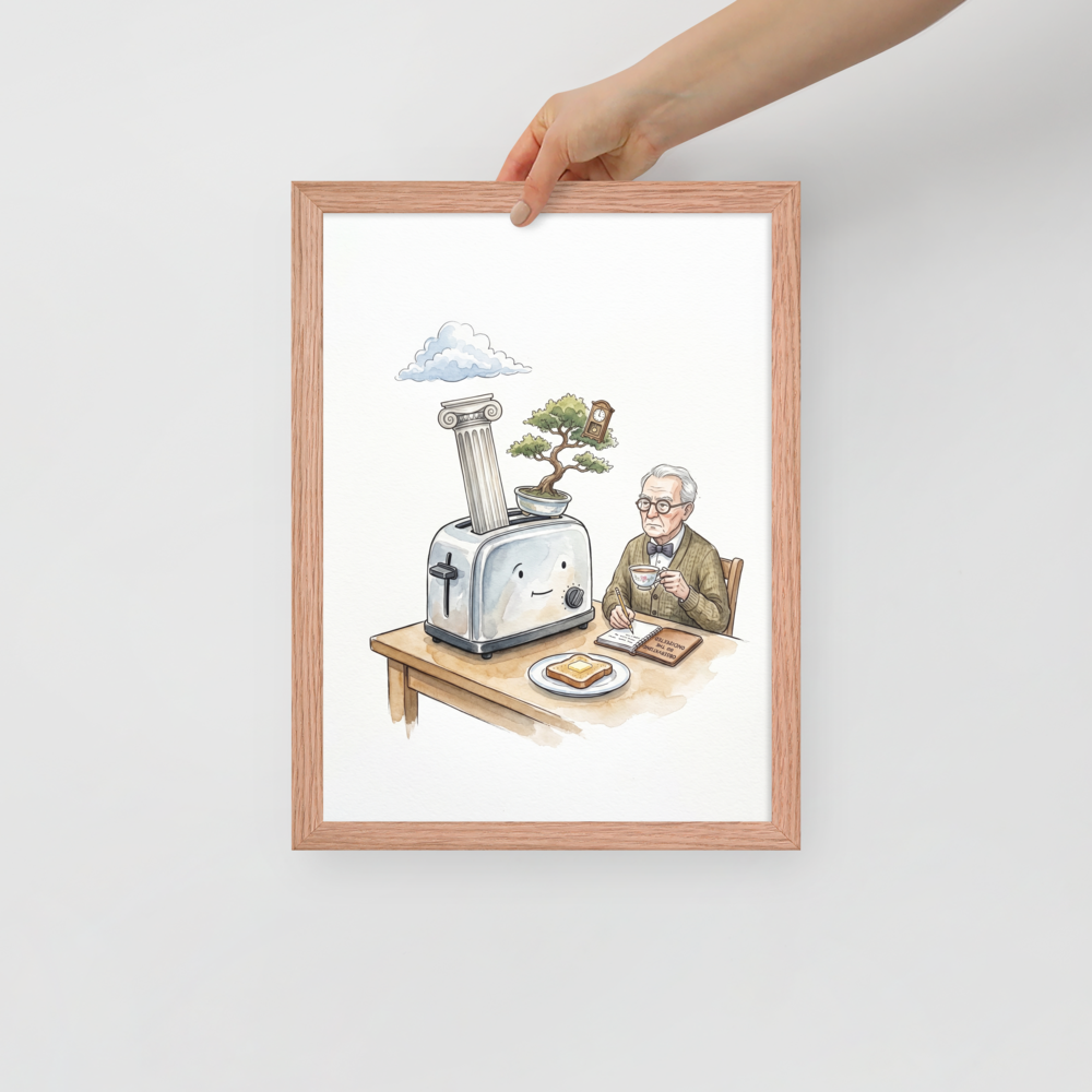 The Absurdity of Breakfast Mockup