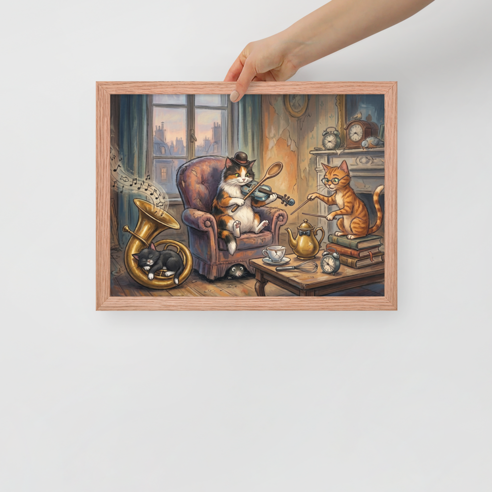 The Feline Symphony Mockup