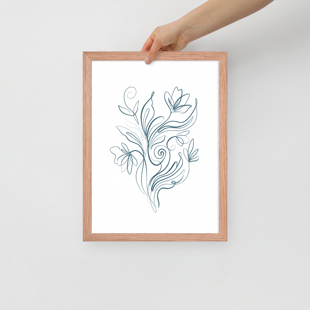 Fluid Blooms Mockup
