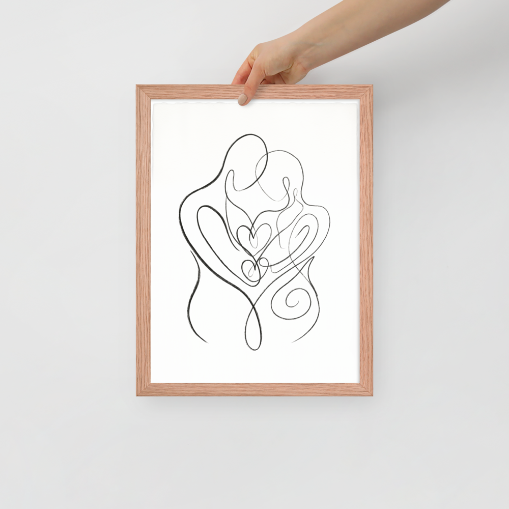 Intertwined Hearts Mockup