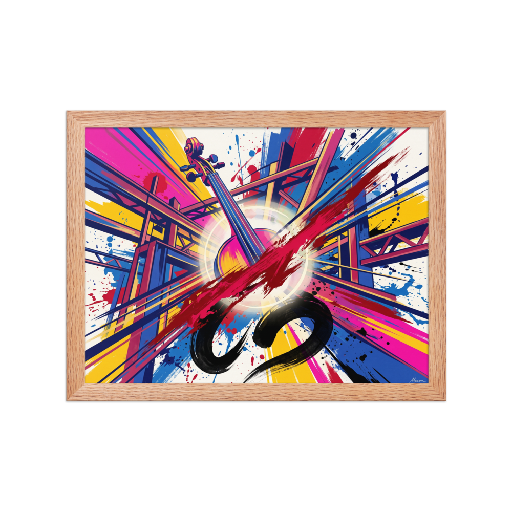Resonant Frequency - Futurism Print | Living Room Wall Art – Meron