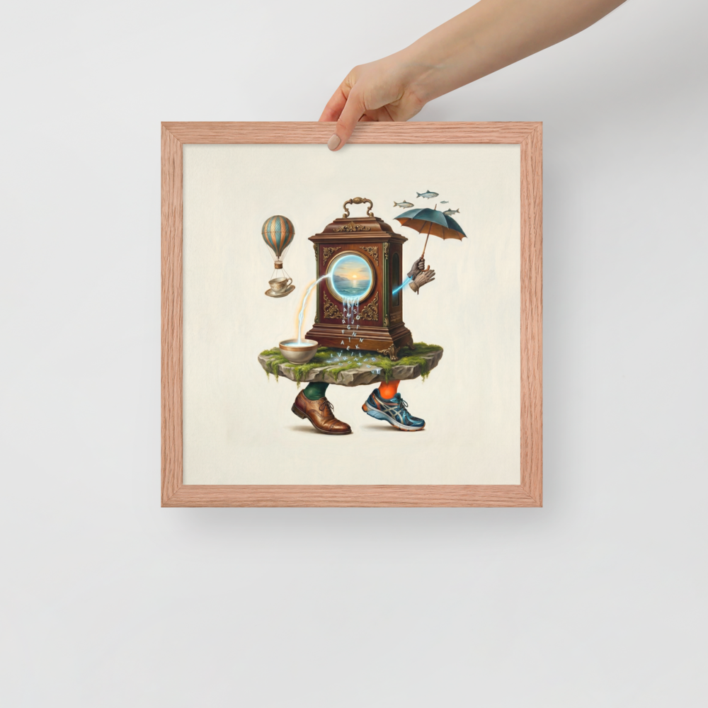 Time's Liquid Journey Mockup