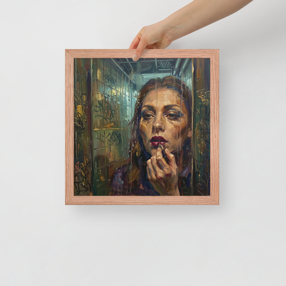 Behind the Glass Mockup