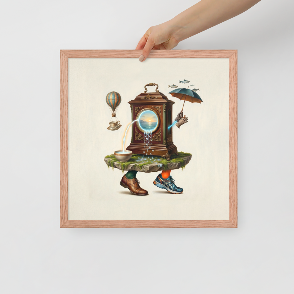 Time's Liquid Journey Mockup