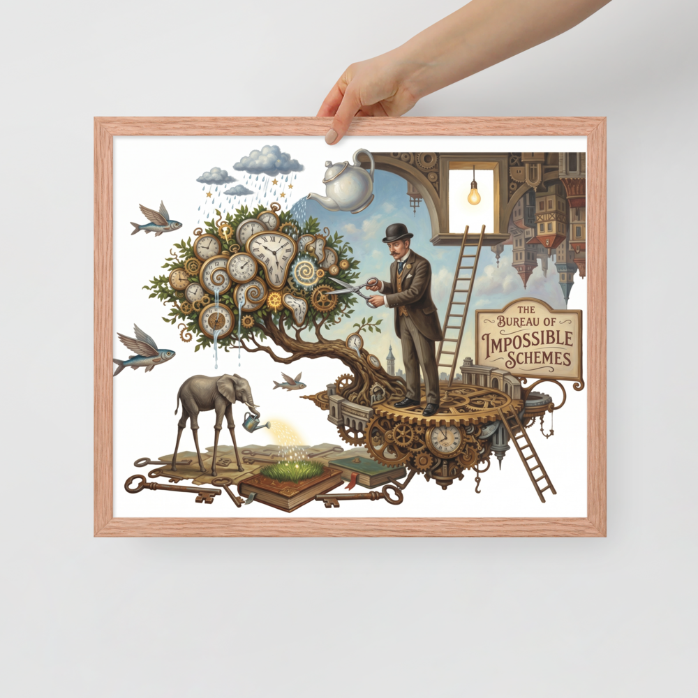 The Bureau of Impossible Schemes Mockup