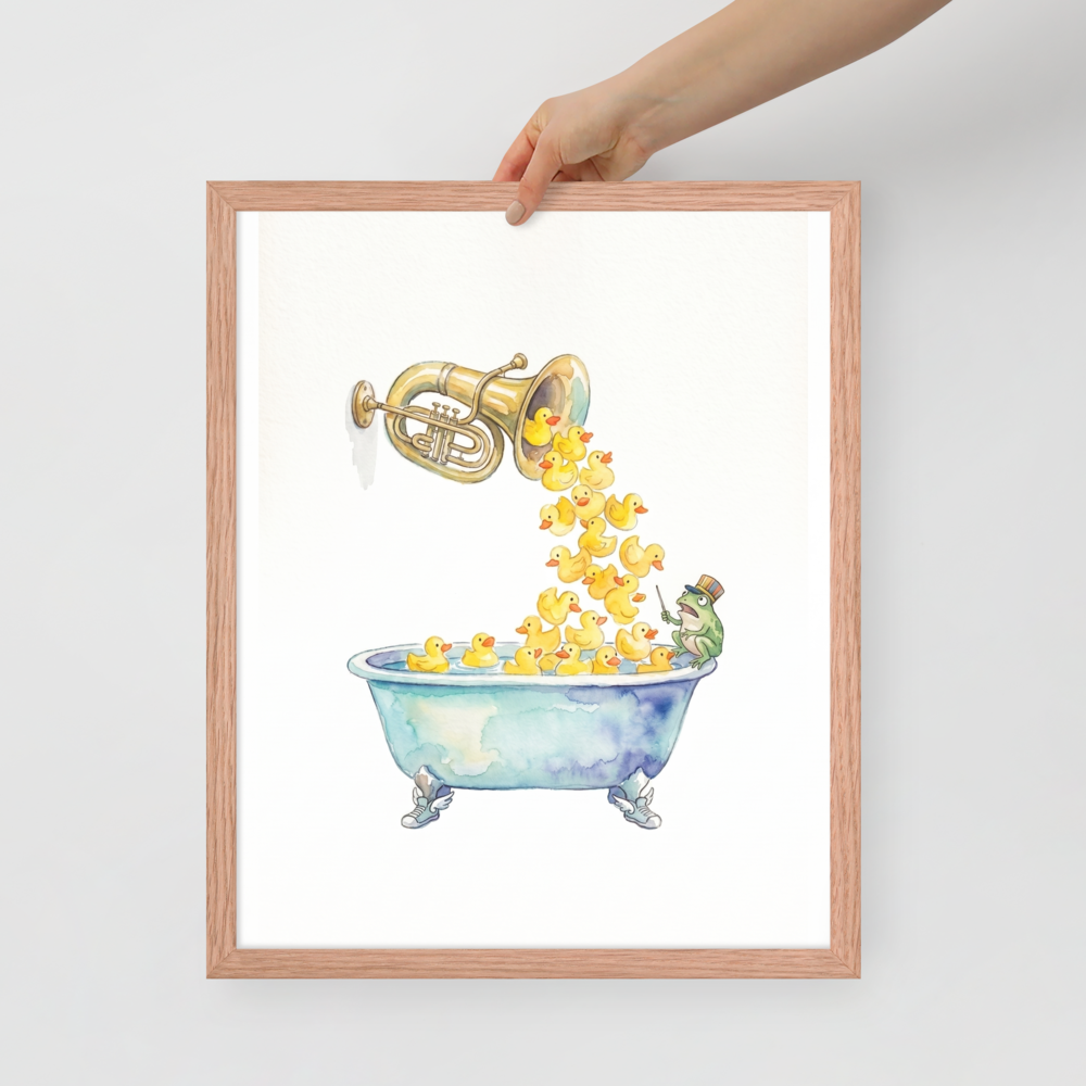 The Symphony of Rubber Ducks Mockup