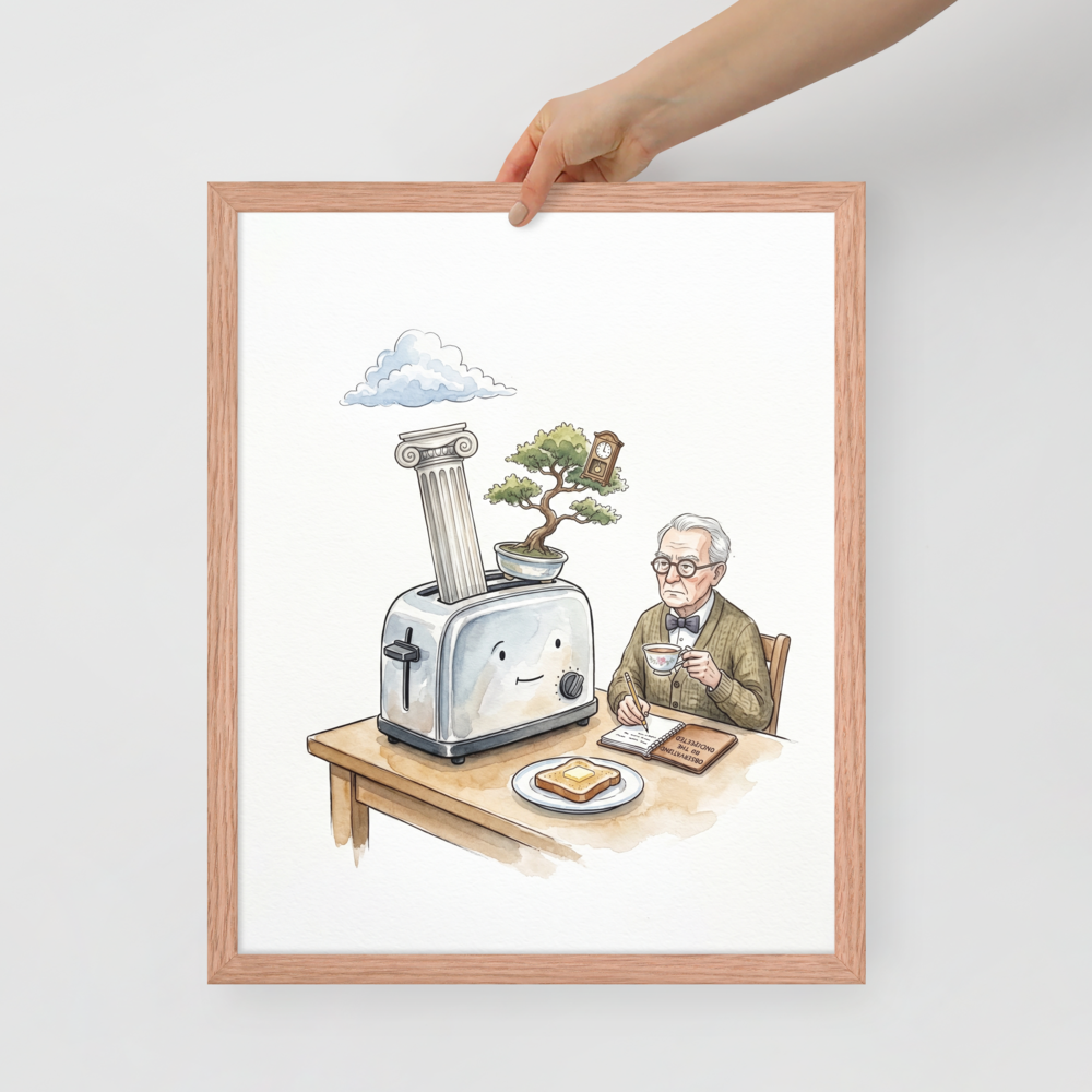 The Absurdity of Breakfast Mockup