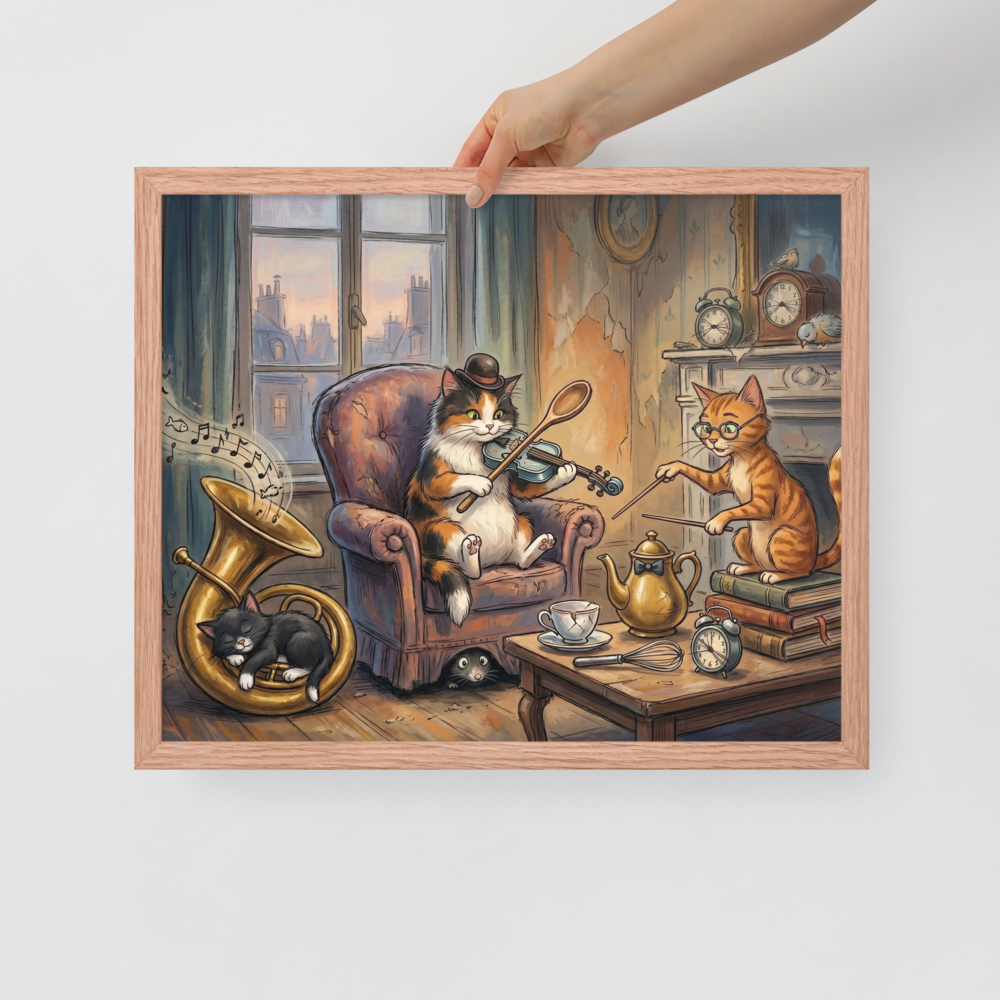 The Feline Symphony Mockup