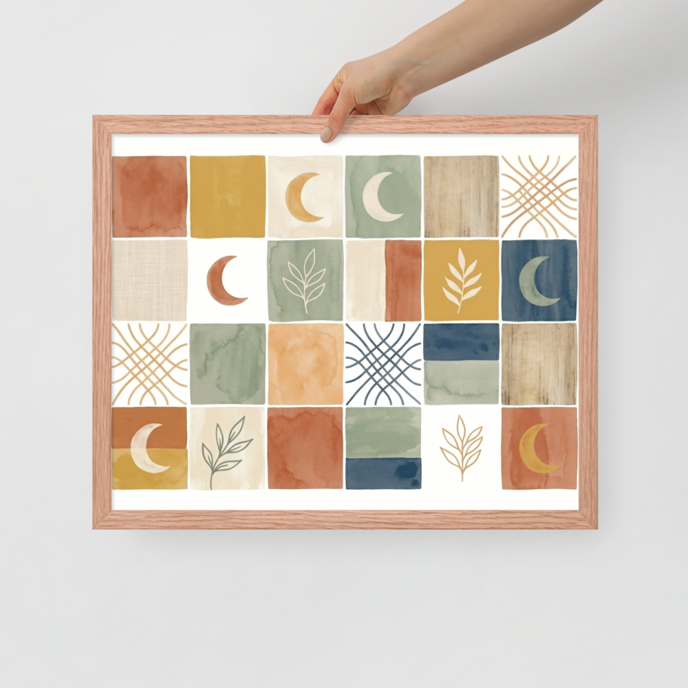 Celestial Patchwork Mockup