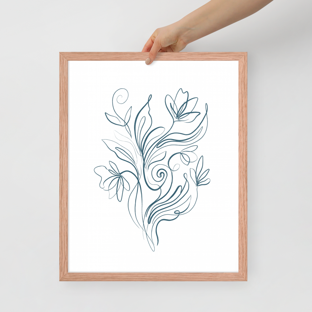 Fluid Blooms Mockup