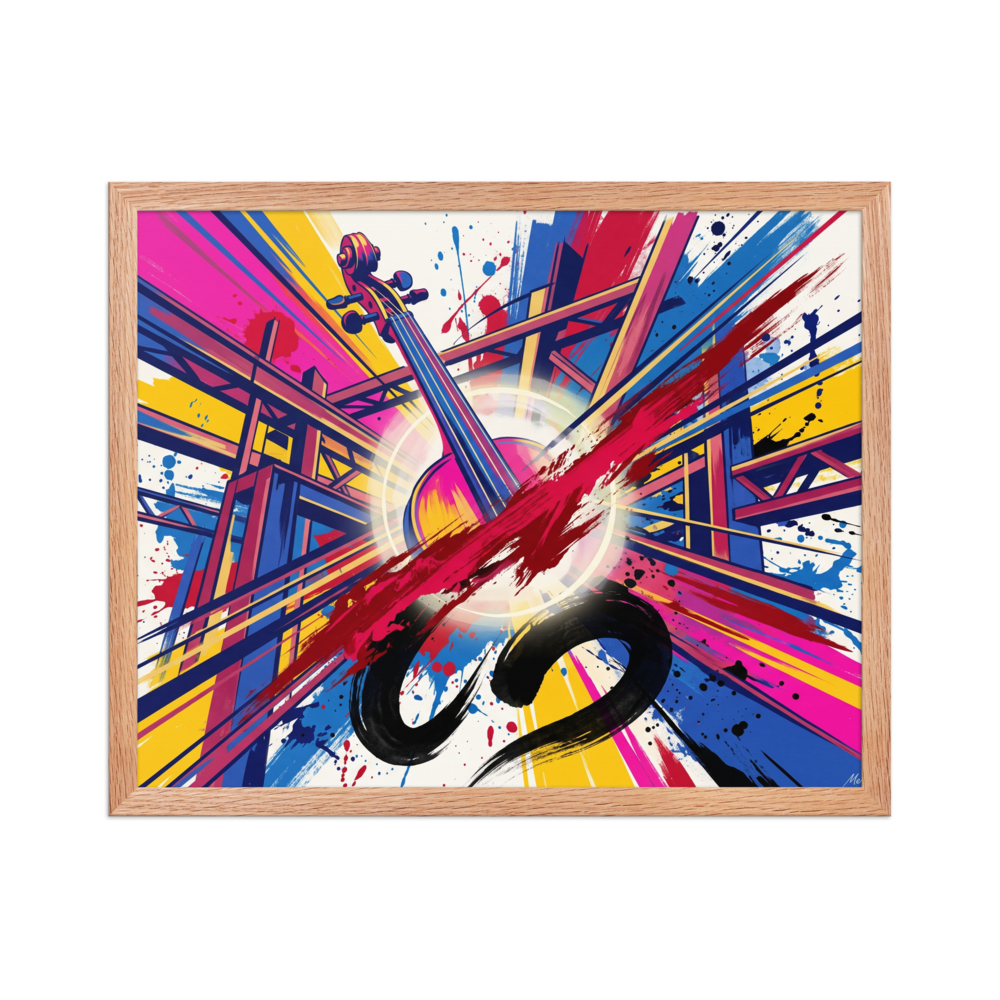 Resonant Frequency - Futurism Print | Living Room Wall Art – Meron
