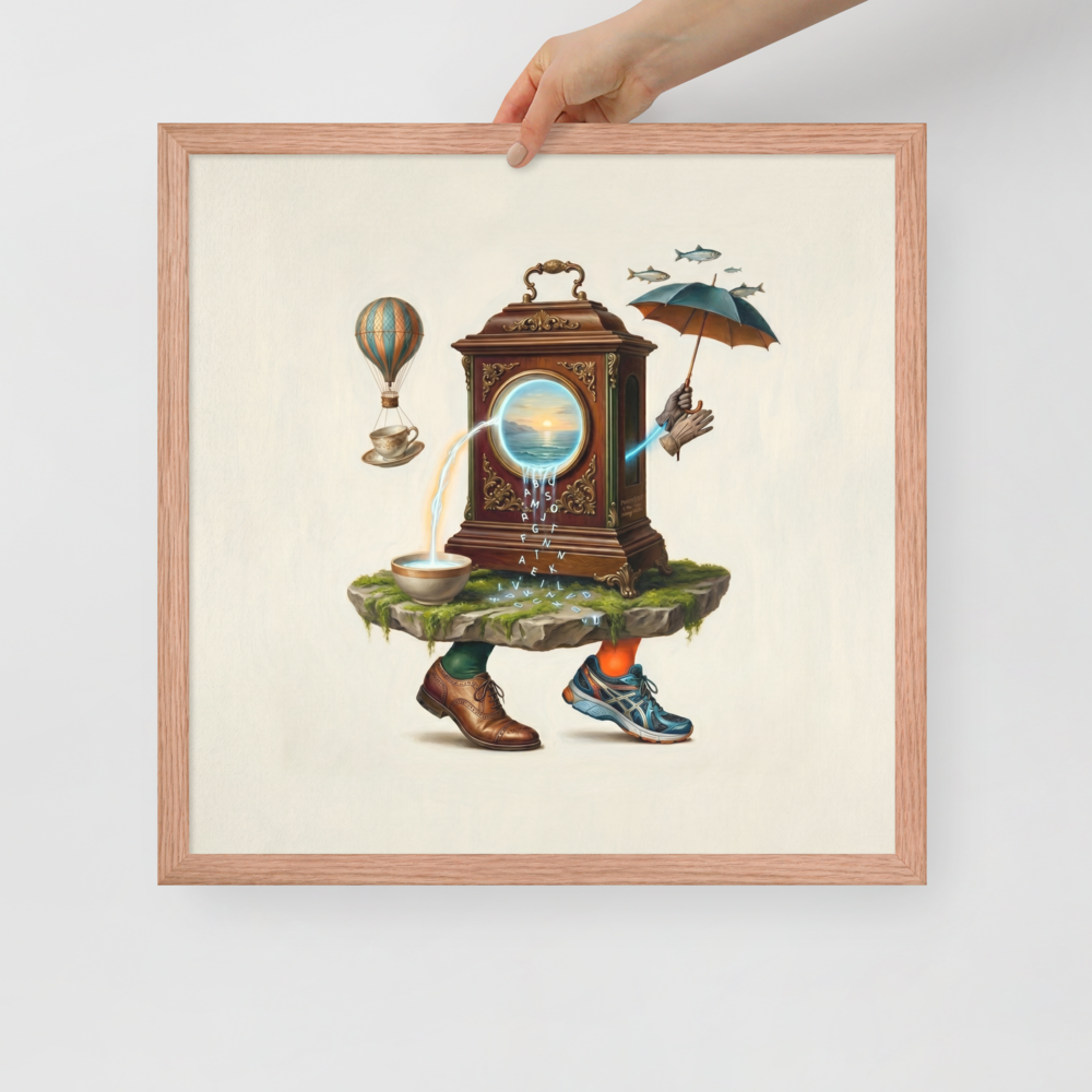 Time's Liquid Journey Mockup