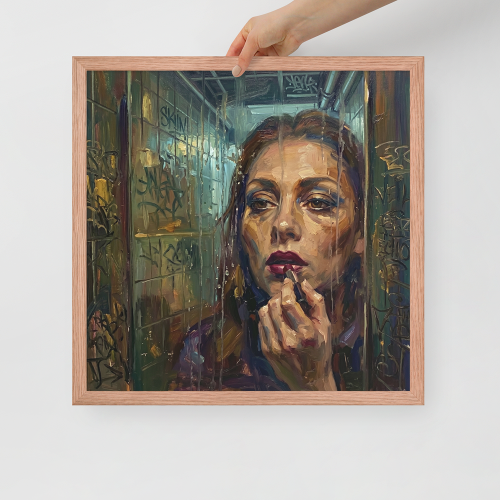 Behind the Glass Mockup