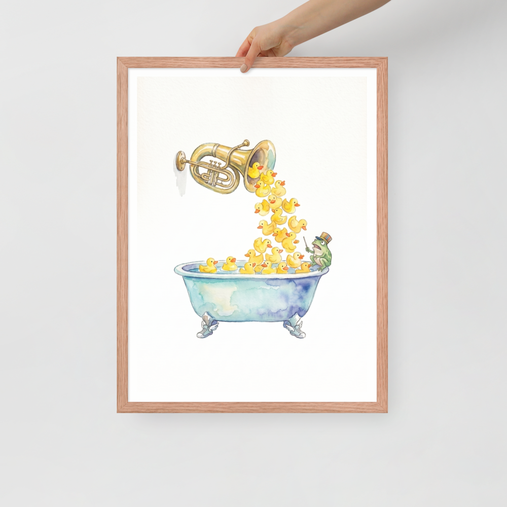 The Symphony of Rubber Ducks Mockup