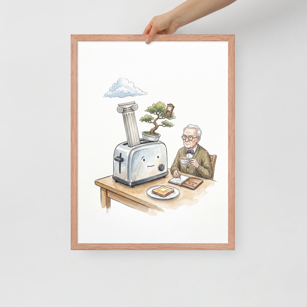 The Absurdity of Breakfast Mockup