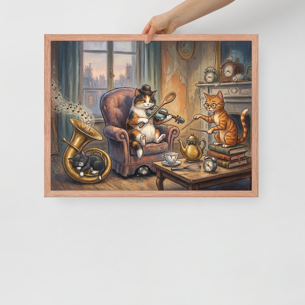 The Feline Symphony Mockup