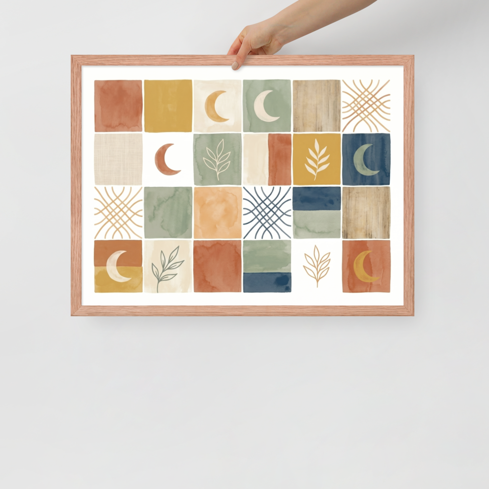 Celestial Patchwork Mockup
