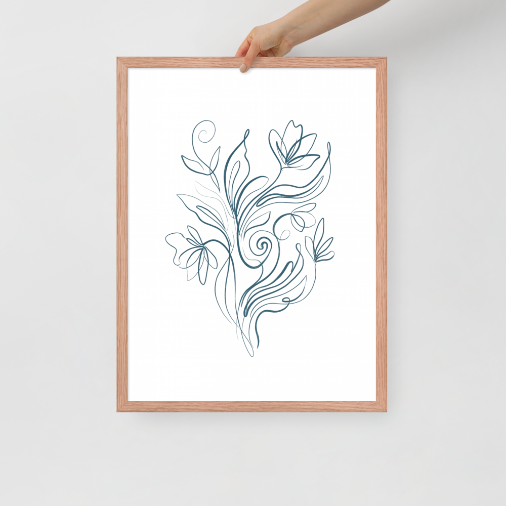 Fluid Blooms Mockup