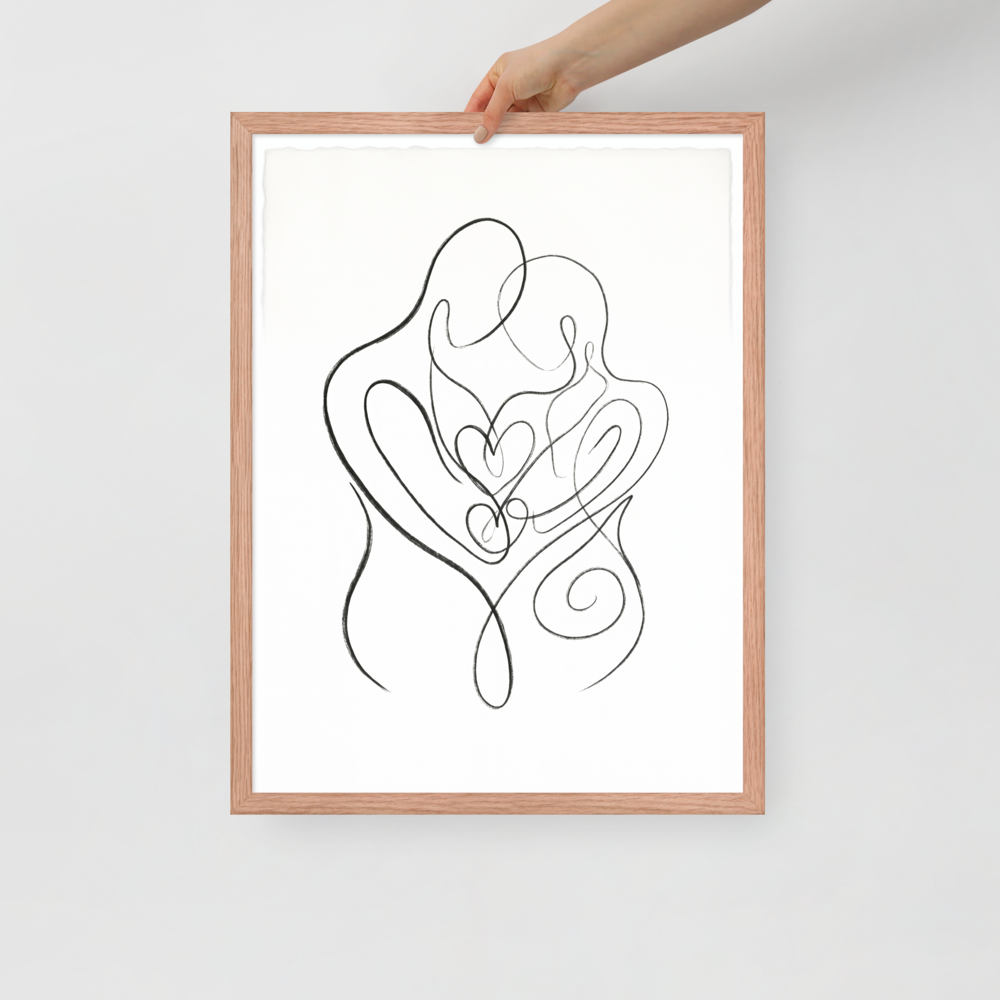 Intertwined Hearts Mockup