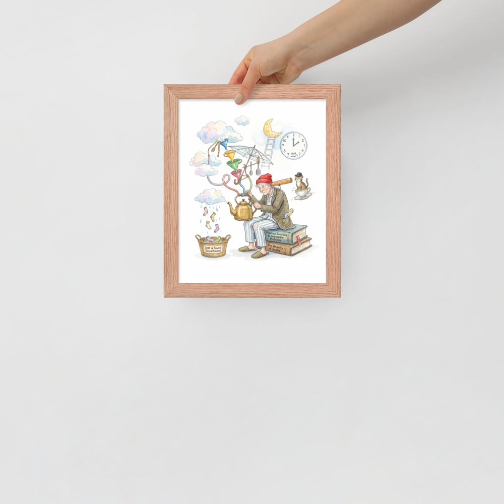 The Gravity of Socks Mockup