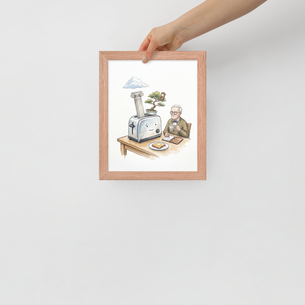 The Absurdity of Breakfast Mockup