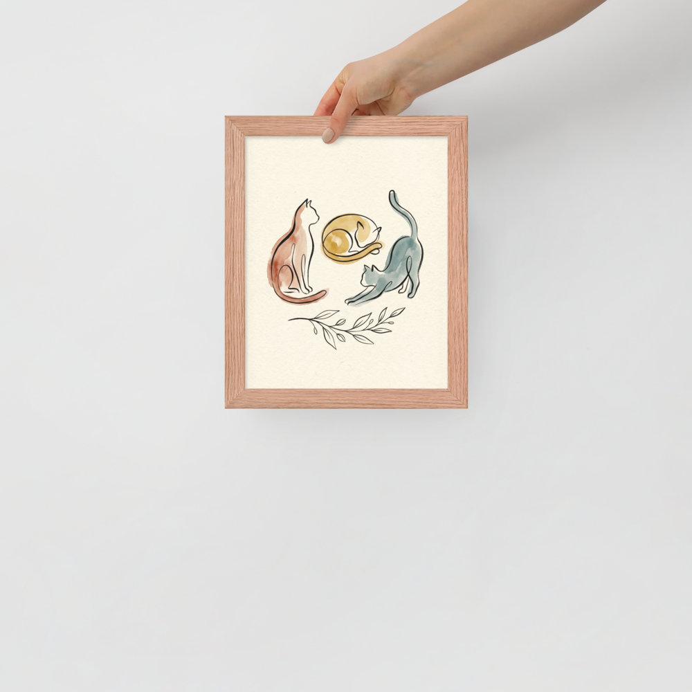 Feline Trio Mockup