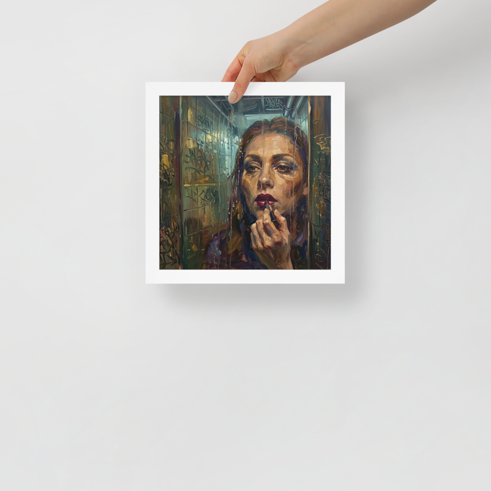 Behind the Glass Mockup