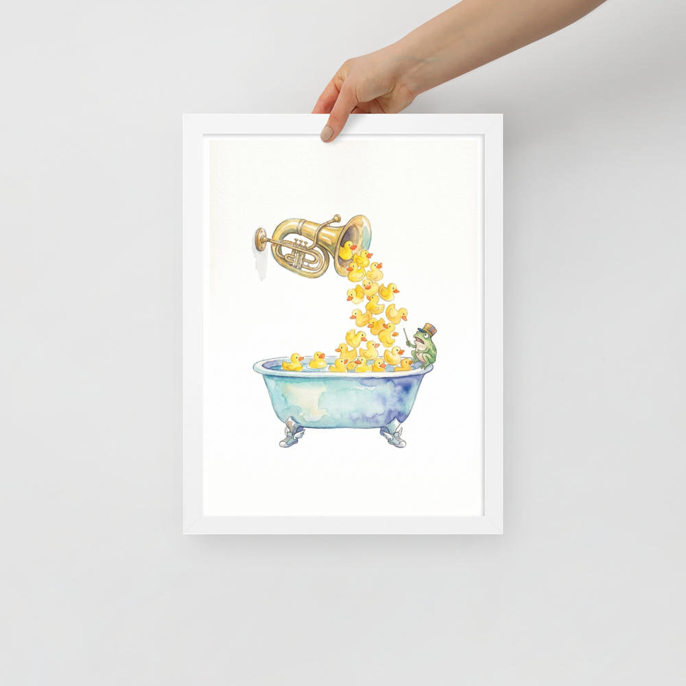 The Symphony of Rubber Ducks Mockup