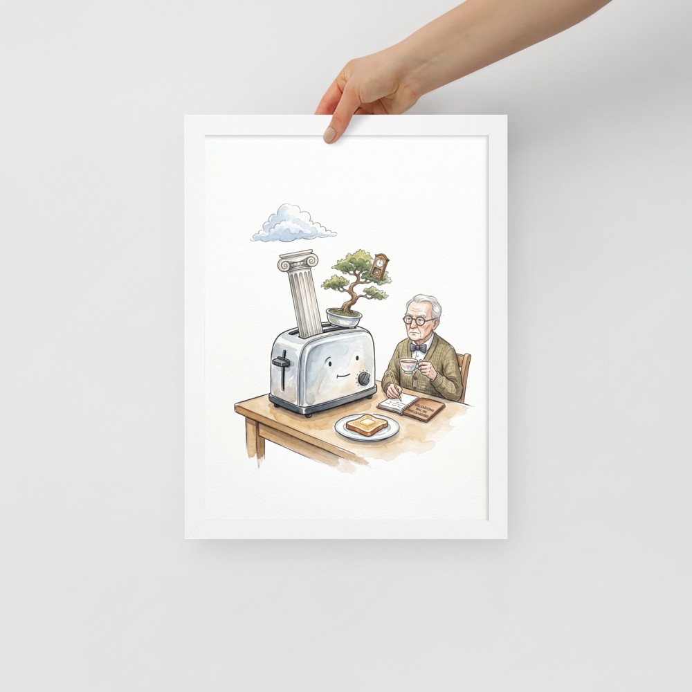 The Absurdity of Breakfast Mockup
