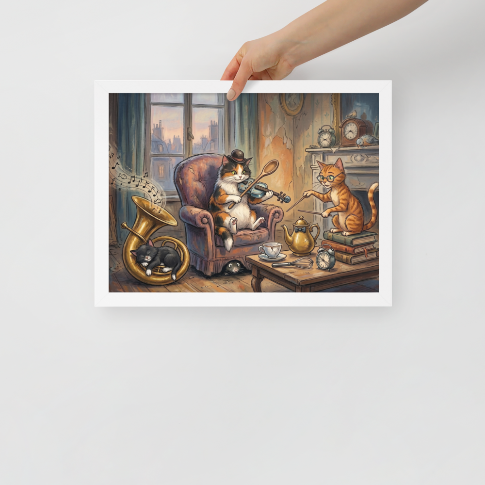 The Feline Symphony Mockup