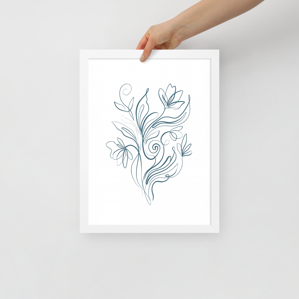 Fluid Blooms Mockup
