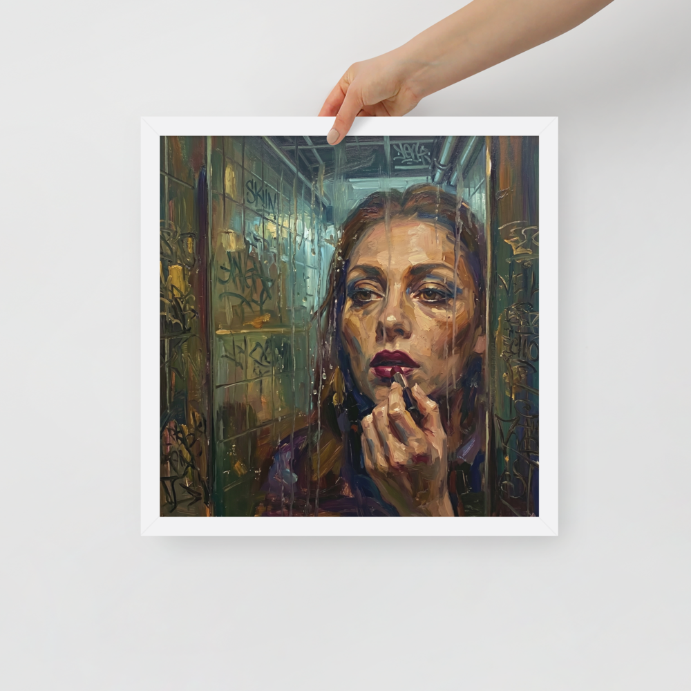 Behind the Glass Mockup