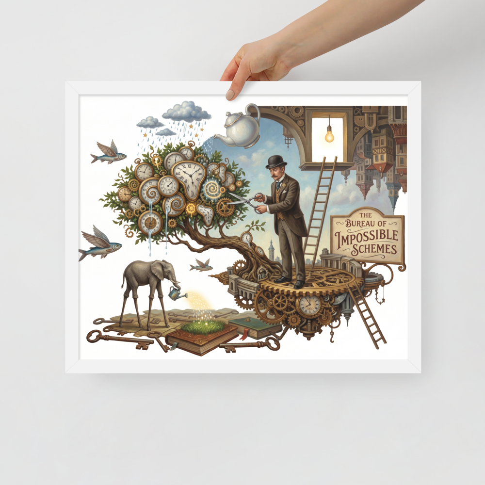 The Bureau of Impossible Schemes Mockup