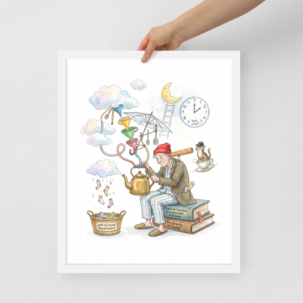 The Gravity of Socks Mockup