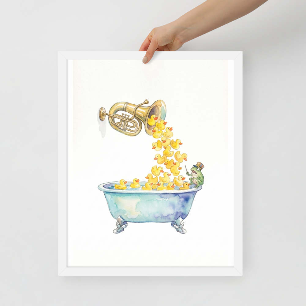 The Symphony of Rubber Ducks Mockup
